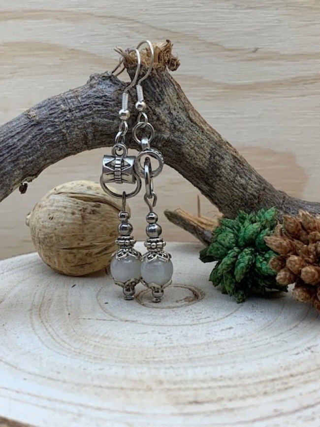 Boucles d'oreilles Pierre de lune