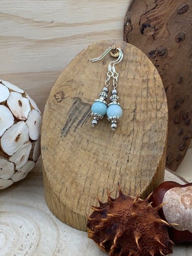 Boucles d'oreilles Amazonite