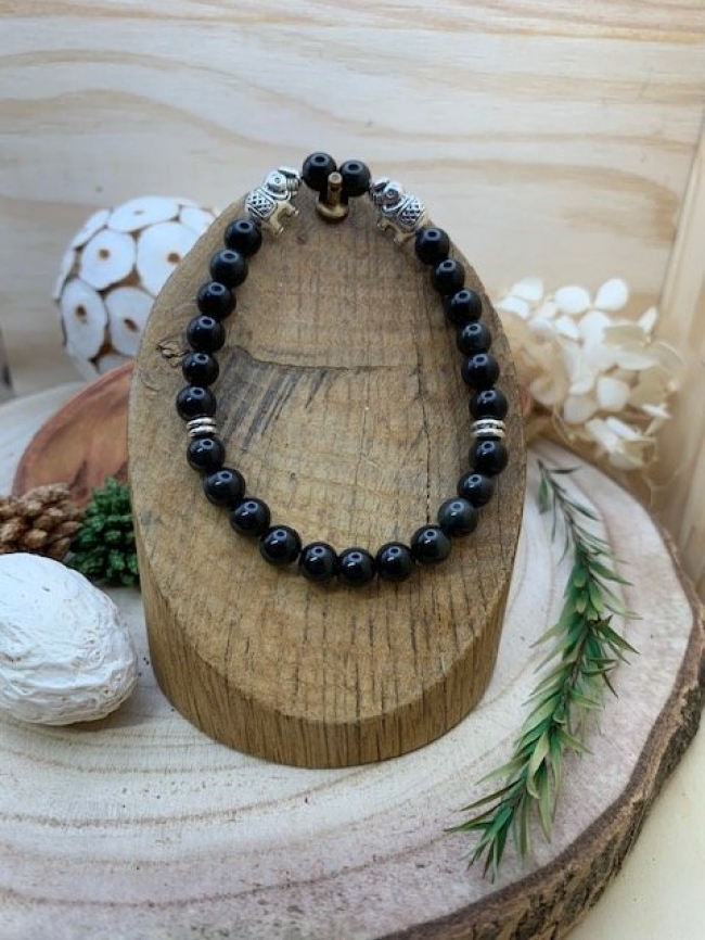 Bracelet Obsidienne