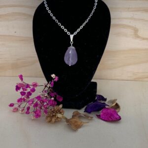 Pendentif Améthyste "Goutte"