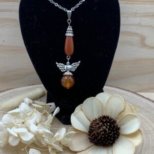 Pendentif Cornaline et Jaspe