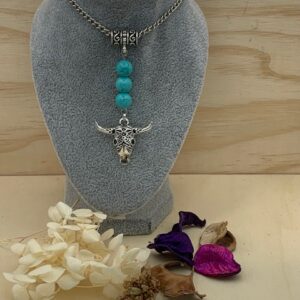 Pendentif Turquoise style Western